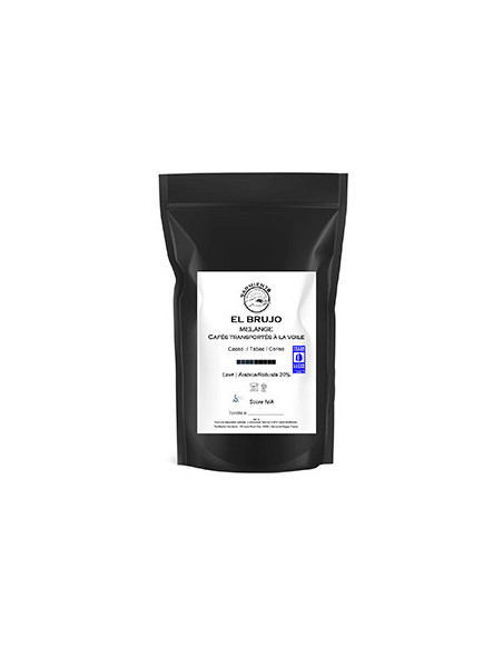 EL BRUJO, Mélange maison, cafés transportés à la voile